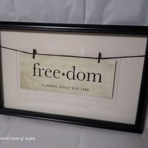 Freedom On a Clothesline Art 3D